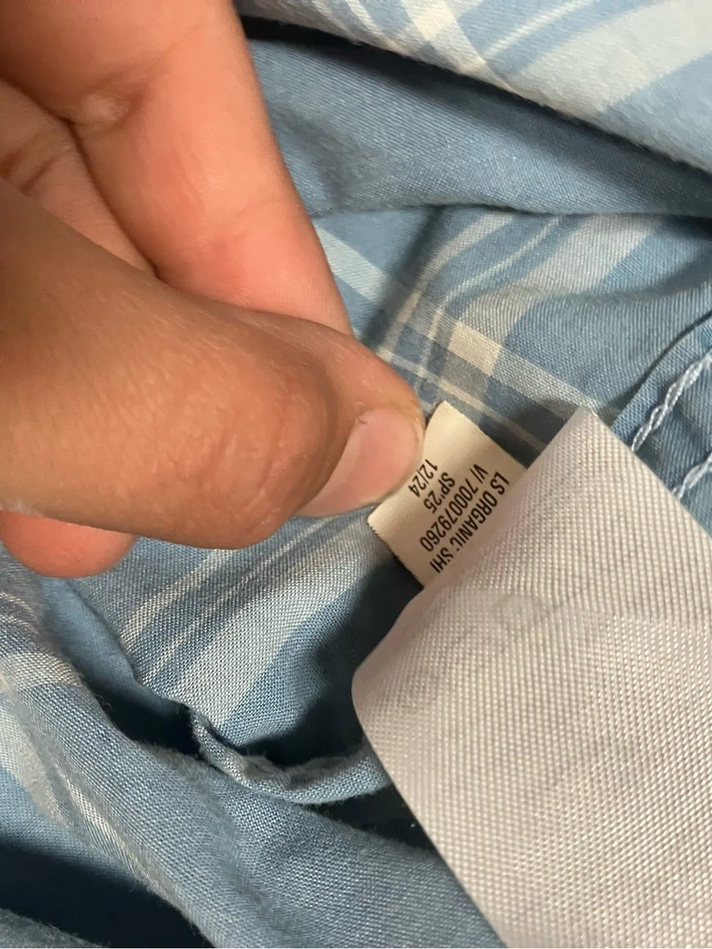 Classic Blue Plaid Button-Down Shirt - Men's xl